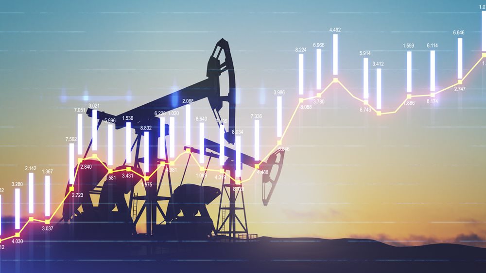 Losses for oil but remained above 0 a barrel