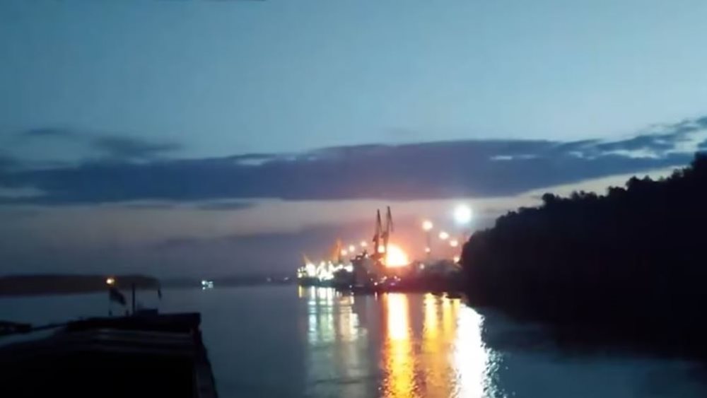 Το ουκρανικό λιμάνι Ρένι στο Δούναβη επλήγη τη νύχτα από ρωσικά drones
