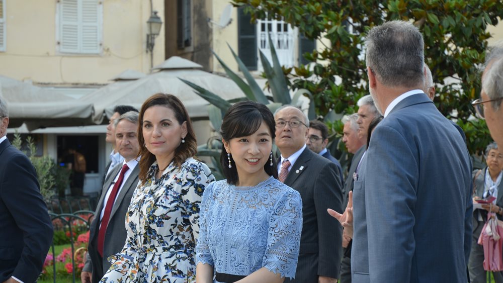Συνάντηση Όλ. Κεφαλογιάννη με την Πριγκίπισσα Κάκο της Ιαπωνίας στην Κέρκυρα