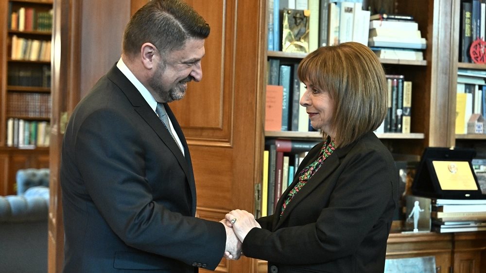 Με τον Ν. Χαρδαλιά, συναντήθηκε η Κ. Σακελλαροπούλου