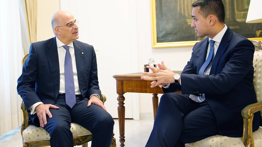 Ν. Δένδιας - Ντι Μάιο υπογράφουν συμφωνία οριοθέτησης ΑΟΖ (upd)