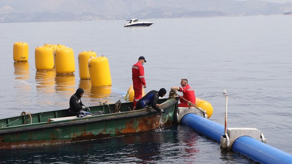 Σε λειτουργία ο υποθαλάσσιος αγωγός ύδρευσης της Αίγινας