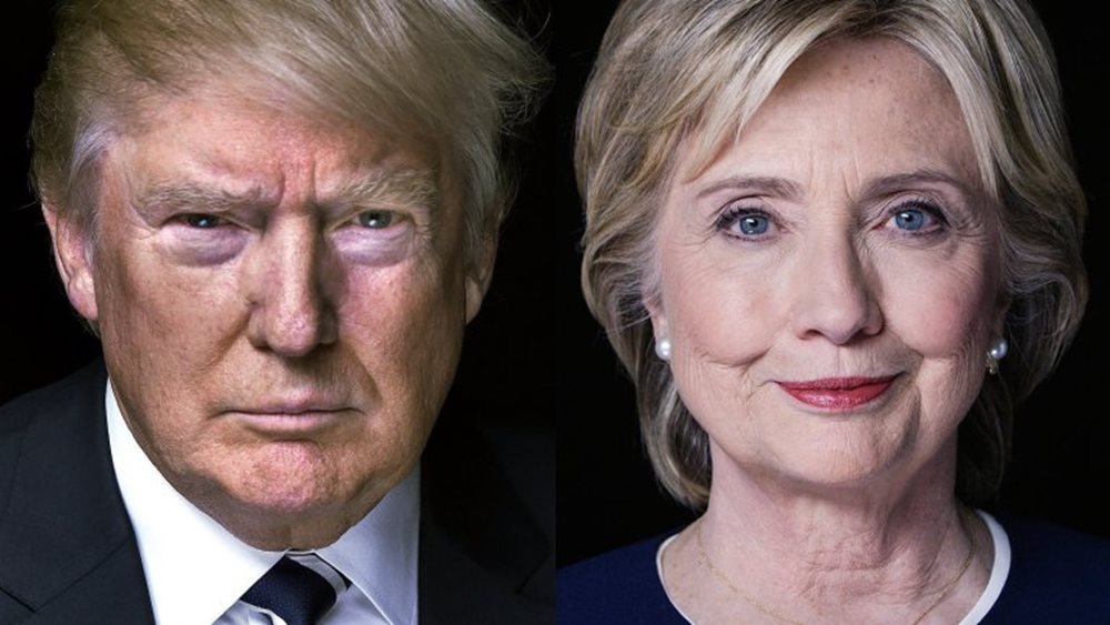 Μειώθηκε το προβάδισμα της Clinton έναντι του Trump