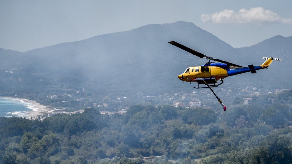 Σε εξέλιξη πυρκαγιά στη Φραξιά Βόνιτσας