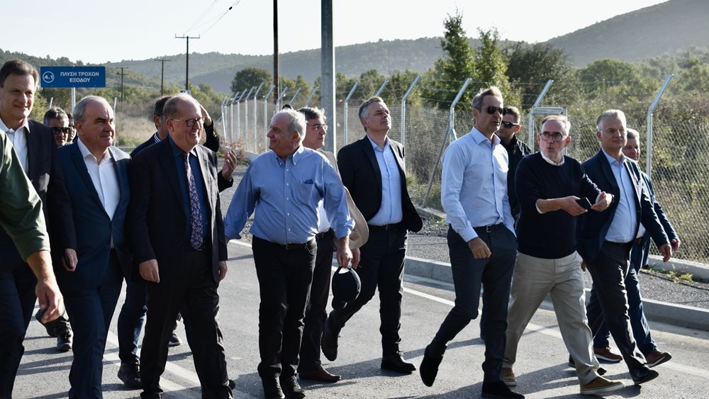 Π. Νίκας στη μονάδα επεξεργασίας απορριμμάτων στην Παλαιόχουνη, παρουσία του πρωθυπουργού