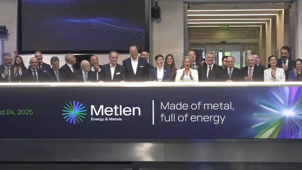 Metlen: Στα €61 ανεβάζει την τιμή-στόχο η Berenberg – Σταθερά ισχυρή κερδοφορία με οδηγό τις ΑΠΕ και τα Μέταλλα