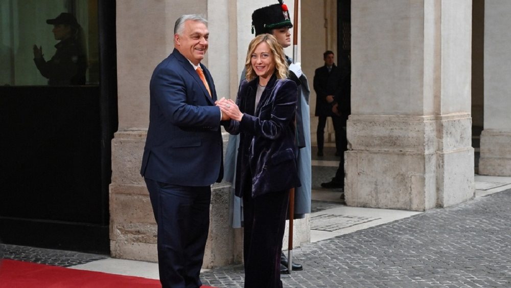 Ιταλία: Συνάντηση της Τζόρτζια Μελόνι με τον Ούγγρο ομόλογό της Βίκτορ Όρμπαν