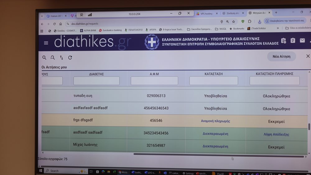 Νέο "ρεκόρ" στις Διαθήκες: 12.191 καταχωρήθηκαν στην πλατφόρμα σε 3 μήνες