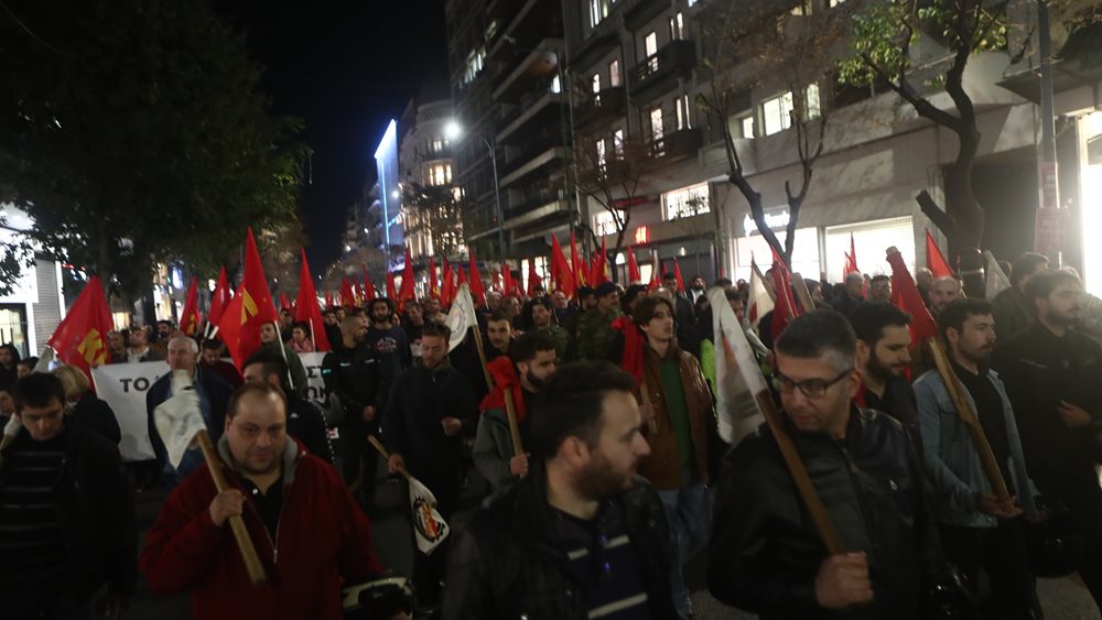 Πολυτεχνείο: Στην πρεσβεία του Ισραήλ κατέληξε η πορεία
