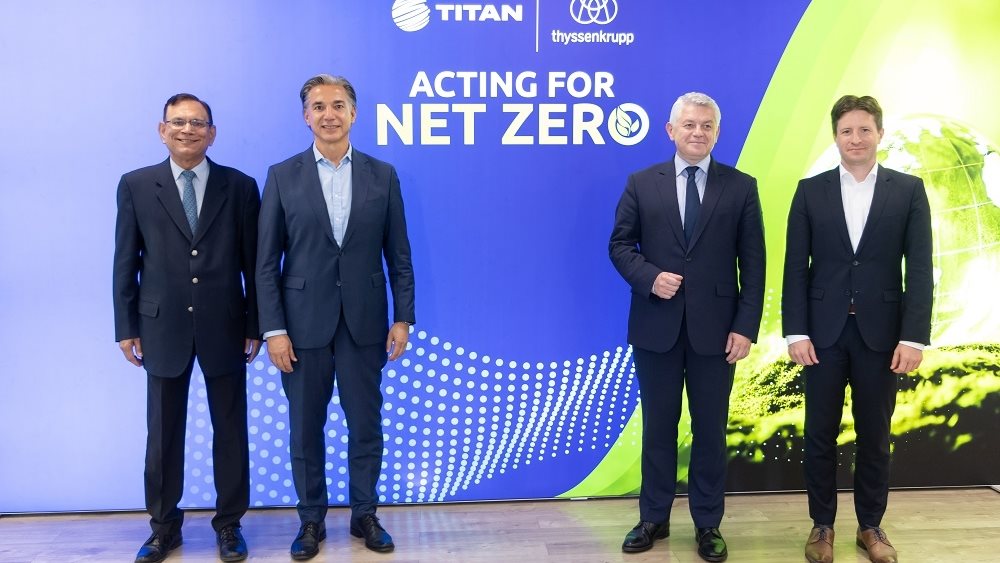 ΤΙΤΑΝ: Υπογραφή σύμβασης με την thyssenkrupp Polysius για το έργο δέσμευσης διοξειδίου του άνθρακα IFESTOS