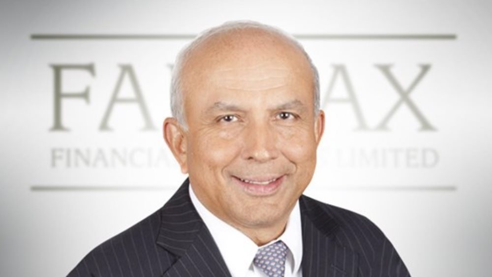 Prem Watsa: Έχετε μακράν την καλύτερη κυβέρνηση στην Ευρώπη