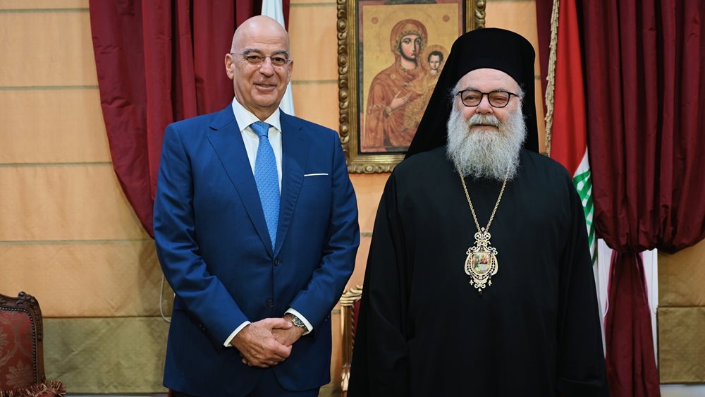 Στον Λίβανο ο Ν. Δένδιας: Προτεραιότητα η προστασία της ελληνορθόδοξης κοινότητας στη Συρία