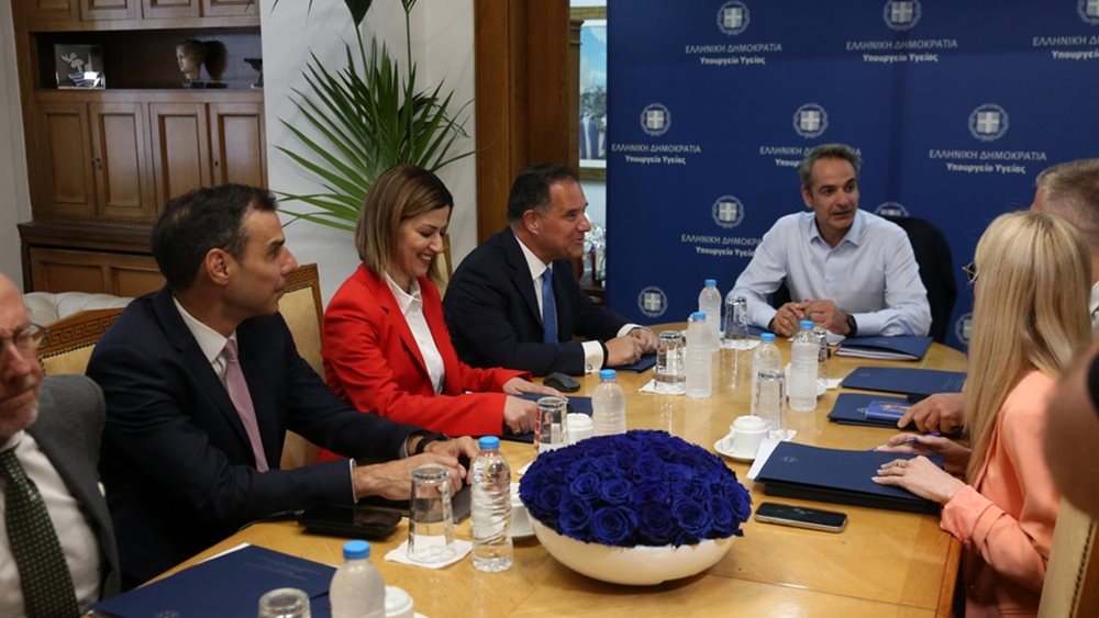 Επίσκεψη Κ. Μητσοτάκη στο υπουργείο Υγείας