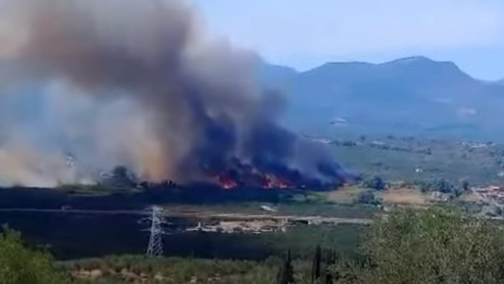 Υπο μερικό έλεγχο η φωτιά στη Μεσσηνία