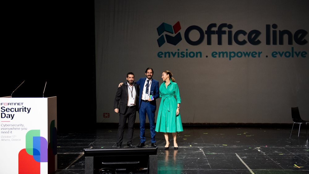 Η Office Line αναδείχθηκε Cloud Partner of the Year της Fortinet στην Ελλάδα