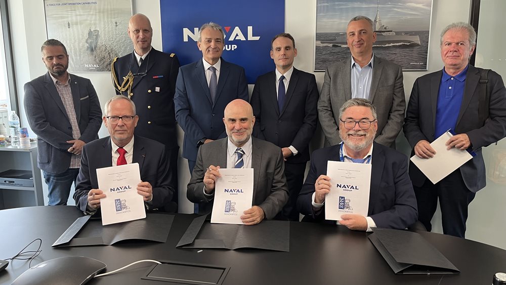 Η Naval Group ενισχύει τη συνεργασία της με τον Δημόκριτο