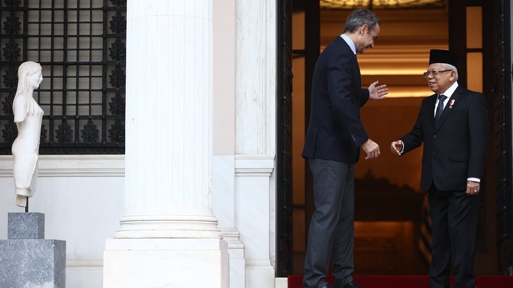 Συνάντηση Κυρ. Μητσοτάκη με τον αντιπρόεδρο της Ινδονησίας