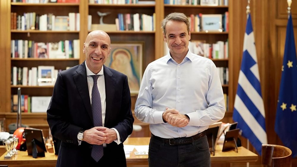 Για τις προκλήσεις και ευκαιρίες της ελληνικής επιχειρηματικότητας συζήτησαν Κ. Μητσοτάκης και Γ. Μπρατάκος