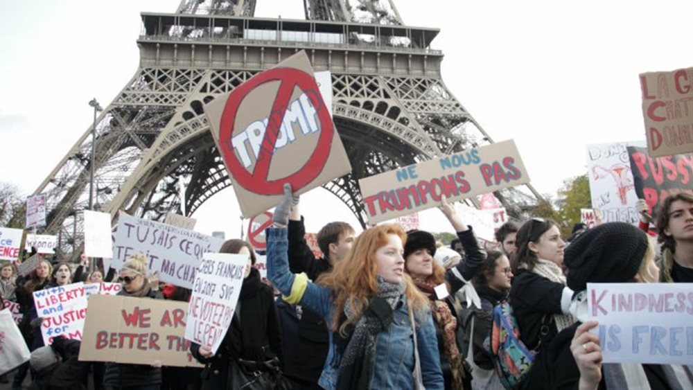 Διαδηλώσεις κατά του διατάγματος Trump σε Λονδίνο, Βερολίνο και Παρίσι