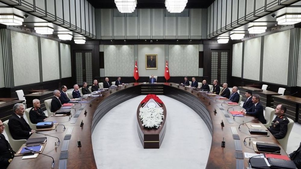 Τουρκία: Συνεδρίασε το Συμβούλιο Εθνικής Ασφαλείας υπό τον Ερντογάν, με το "βλέμμα" σε PKK - βόρειο Ιράκ