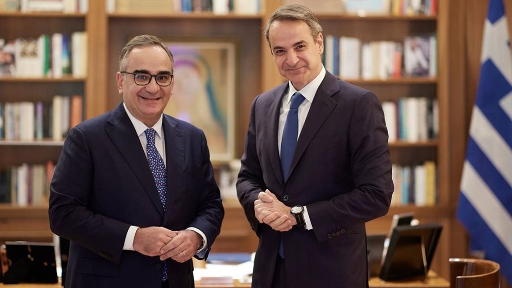 Συνάντηση Μητσοτάκη με Β. Κοντοζαμάνη - Θα είναι υποψήφιος ευρωβουλευτής με τη Ν.Δ.