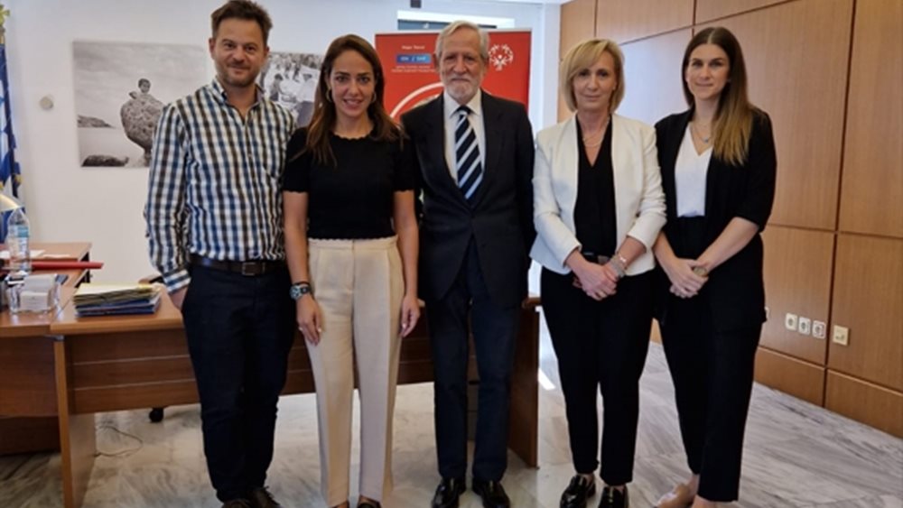 Συνάντηση του Προέδρου των Special Olympics Hellas, με την Υφυπουργό Παιδείας Δόμνα Μιχαηλίδου