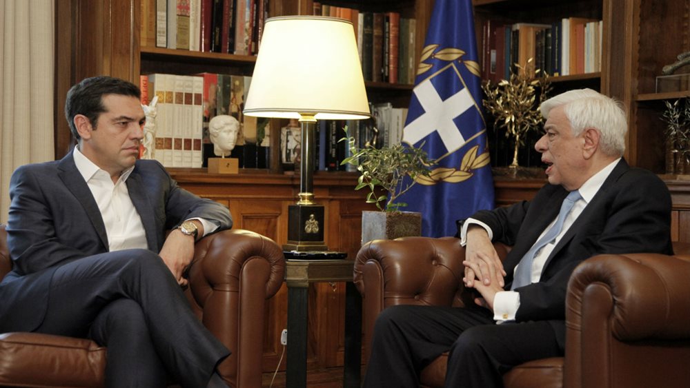 Τετ α τετ Τσίπρα με πολιτικούς αρχηγούς - &quot;Εθνική γραμμή&quot; ο στόχος, είπε σε Παυλόπουλο