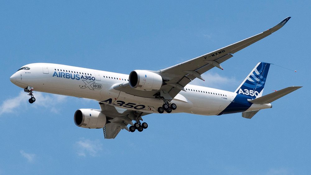 Airbus: Εγκαινιάστηκε το κέντρο παραγωγής και διανομής των αεροσκαφών Α350 στην πόλη Τιεντσίν