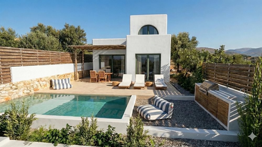 Εξοχικές κατοικίες: Ανοδική τάση και για πιο προσιτές νεόδμητες κατασκευές μικρότερων επιφανειών