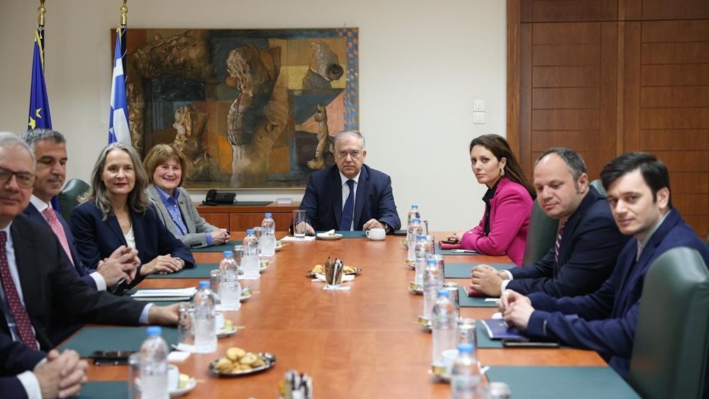 Συνάντηση Τ. Θεοδωρικάκου με αντιπροσωπεία της κρατικής αναπτυξιακής τράπεζας των ΗΠΑ