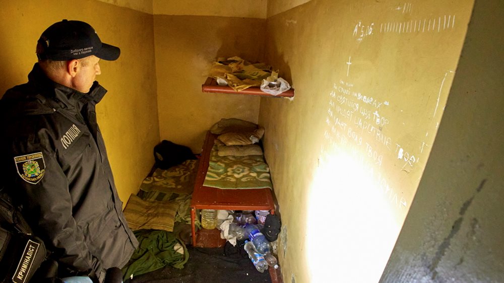 δωμάτιο όπου ρωσοι κρατούσαν κρατούμενους στην Μπαλακλια