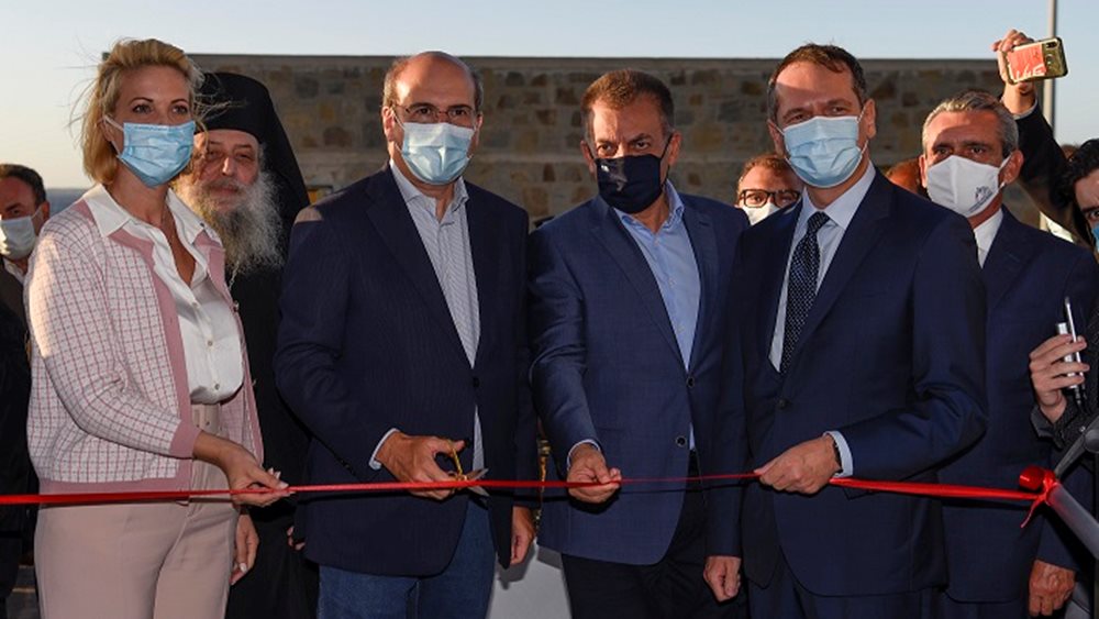 Εγκαινιάστηκε η ηλεκτρική διασύνδεση της Νάξου στην υψηλή τάση