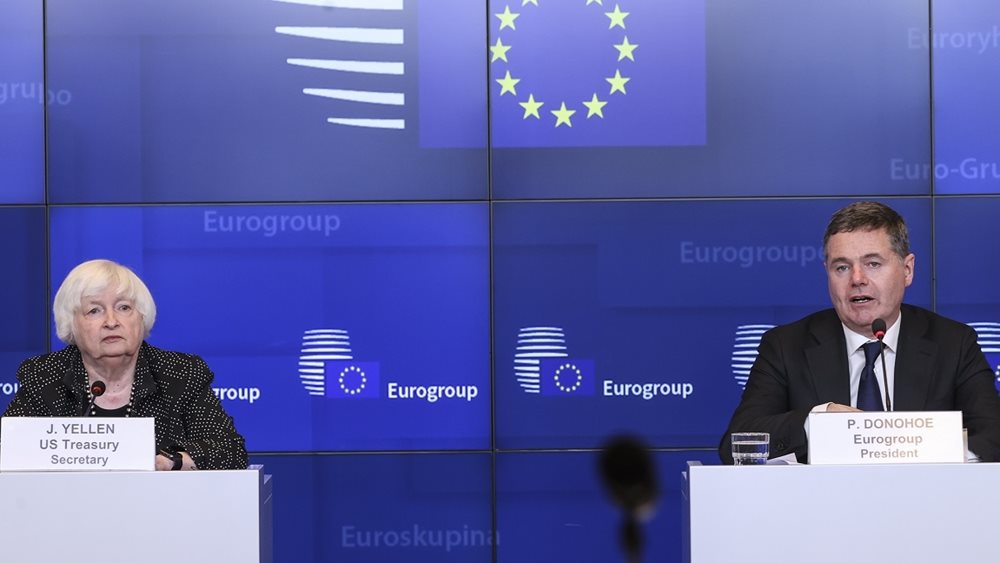 Donohoe – Yellen: Αταλάντευτη η στήριξη μας στην Ουκρανία