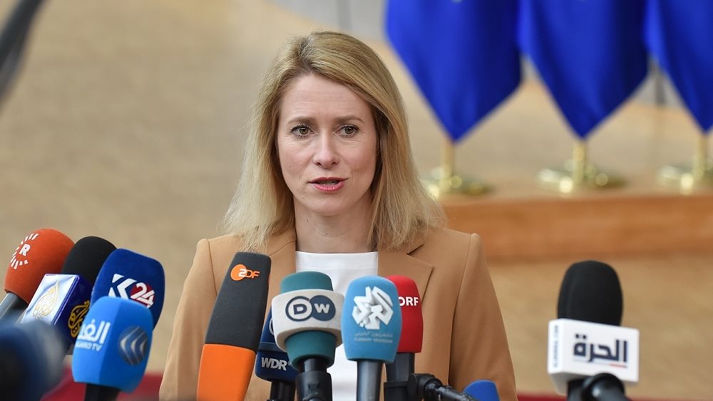 Yπέρ των ευρωομολόγων για την χρηματοδότηση της αμυντικής βιομηχανίας τάχτηκε η Κάγια Κάλλας