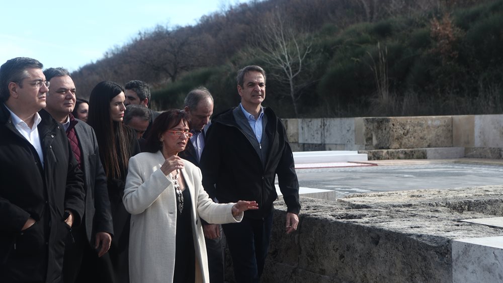 Κ. Μητσοτάκης: Γεγονός με παγκόσμια σημασία και εμβέλεια η αναστήλωση του ανακτόρου του Φιλίππου Β’ στις Αιγές