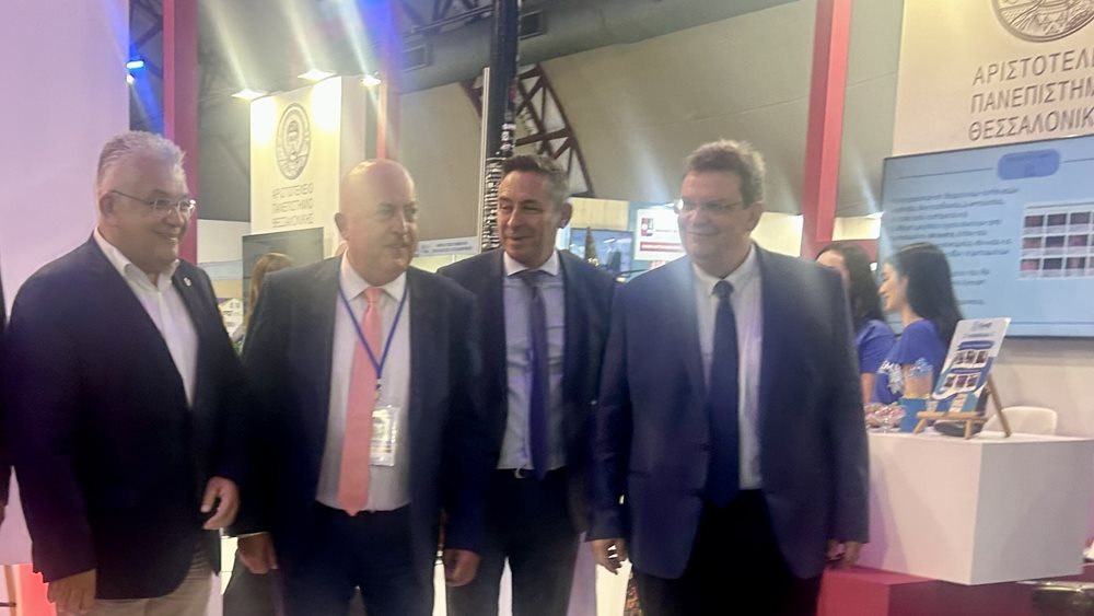 88η ΔΕΘ: Τα ερευνητικά επιτεύγματα του ΑΠΘ αναδείχθηκαν στα εγκαίνια του εκθεσιακού του χώρου