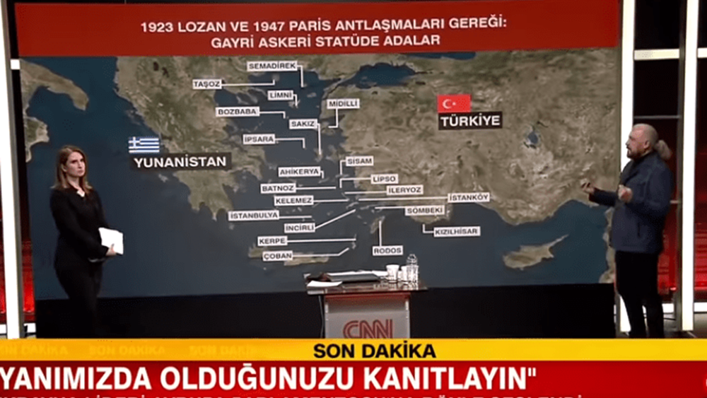 Ιαχές πολέμου από CNN Türk: Μήπως ήρθε η ώρα να πάρουμε πίσω τα νησιά μας από τους Έλληνες;
