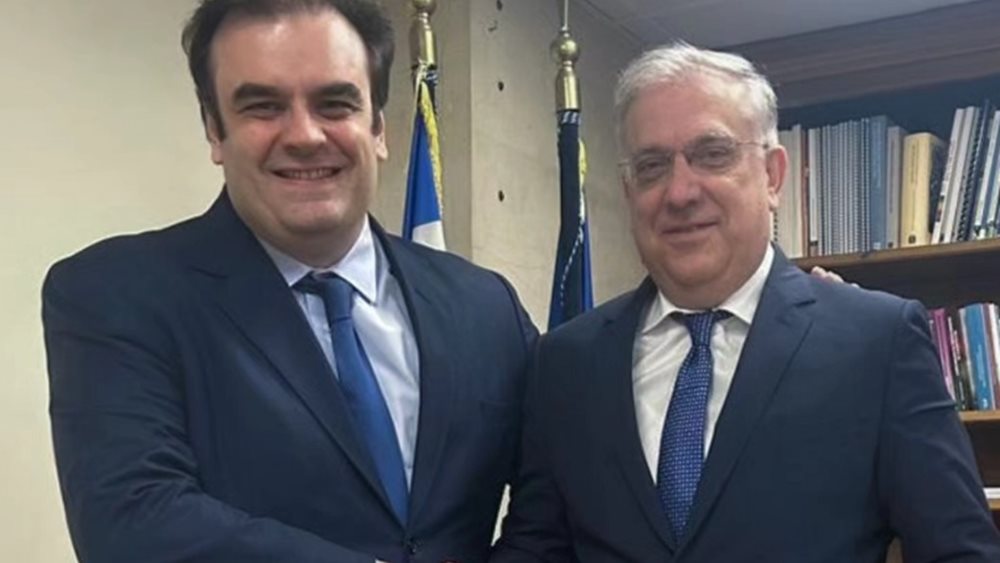 Συνάντηση Τ. Θεοδωρικάκου - Κ. Πιερρακάκη: &quot;Προχωράμε μπροστά μαζί, με στόχο την ισχυρή ανάπτυξη&quot;