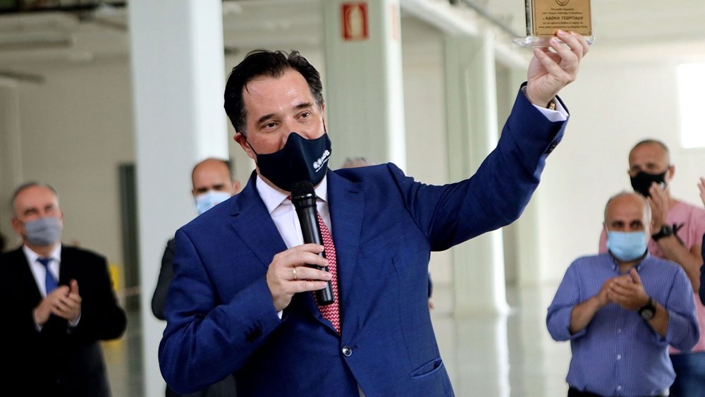 Επίσκεψη Α. Γεωργιάδη στο εργοστάσιο της "Pitsos" στον Ρέντη