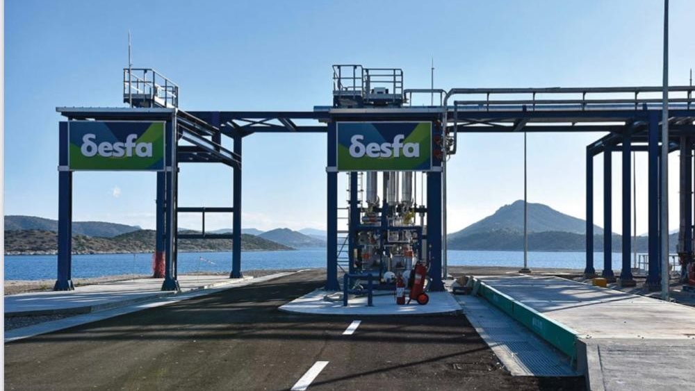 LNG Track Loading Ρεβυθούσα 20.10.2022