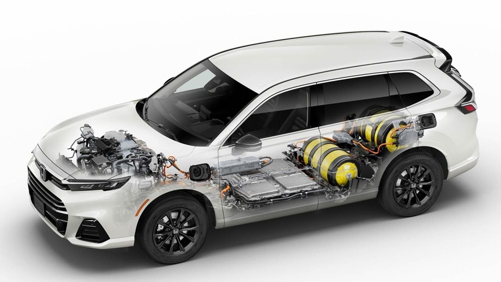 Κυψέλες υδρογόνου και πρίζα για το νέο Honda CR-V eFCEV