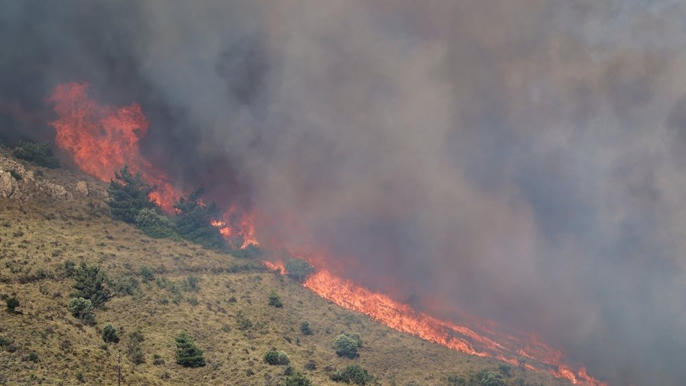Θεσσαλονίκη: Υπό μερικό έλεγχο οι φωτιές σε Λουτρά Λαγκαδά και Ευαγγελισμό