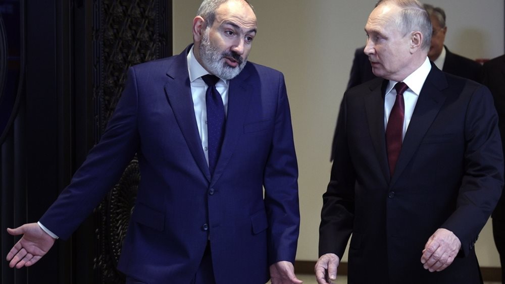 Πασινιάν: Η Αρμενία δεν μπορεί πλέον να βασίζεται στη Ρωσία για τις στρατιωτικές και αμυντικές ανάγκες της