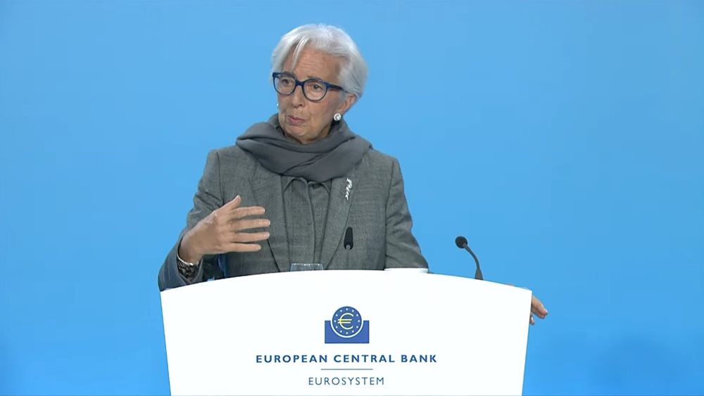 Κριστίν Λαγκάρντ: Καμία συζήτηση στο Δ.Σ. για μείωση των επιτοκίων