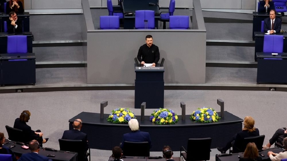 Γερμανία: AfD και BSW μποϋκοτάρισαν την ομιλία Ζελένσκι στην Bundestag