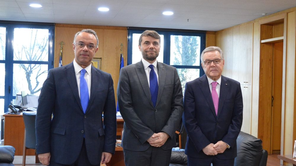 Συνάντηση Χρ. Σταϊκούρα με τον Εκτελεστικό Διευθυντή του Οργανισμού της EE για την Ασφάλεια της Αεροπορίας