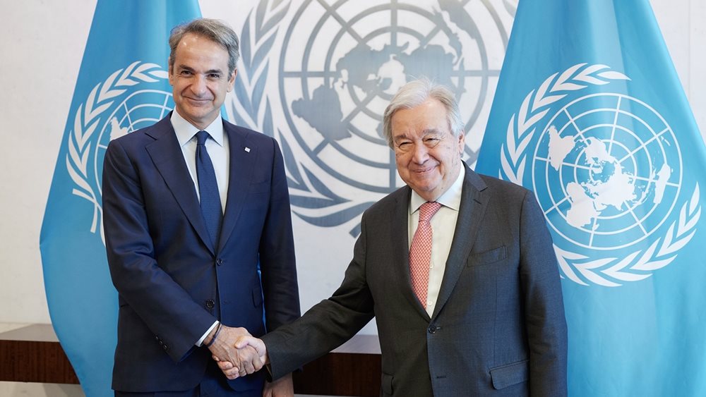 Το Κυπριακό στην πρώτη γραμμή της συνάντησης Μητσοτάκη-Γκουτέρες στη Νέα Υόρκη