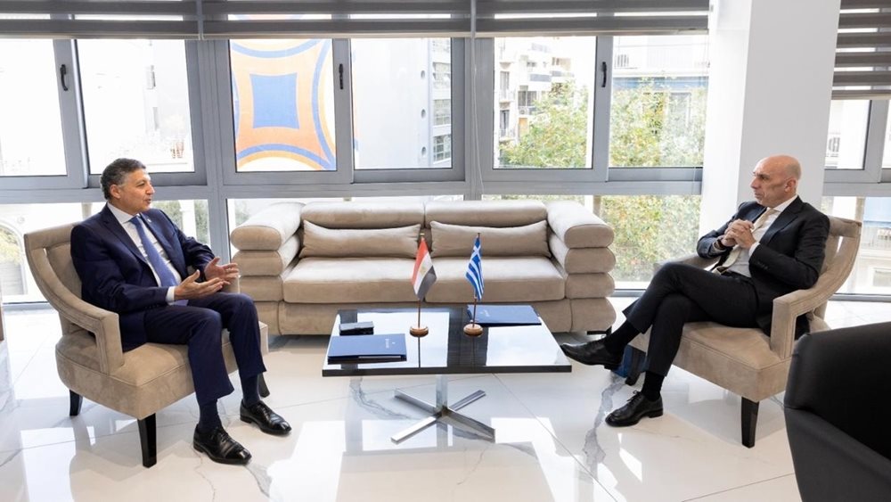 Συνάντηση του Προέδρου του ΕΒΕΑ με τον Πρέσβη της Αιγύπτου στην Ελλάδα