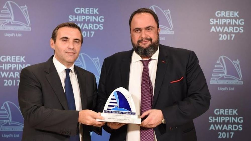 Ο Βαγγέλης Μαρινάκης &quot;Προσωπικότητα της Χρονιάς στην Ελληνική Ναυτιλία&quot;