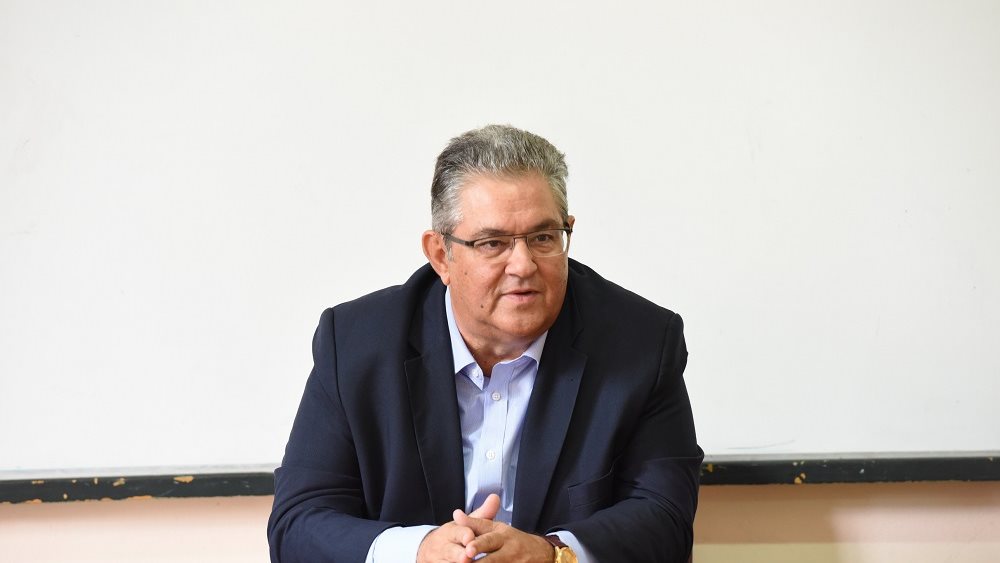 Συνάντηση Δ. Κουτσούμπα με εργαζόμενους στη κατασκευή του Μετρό Θεσσαλονίκης